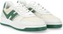 Hogan Witte en Groene Leren Sneakers Vintage Stijl White Heren - Thumbnail 2