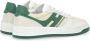 Hogan Witte en Groene Leren Sneakers Vintage Stijl White Heren - Thumbnail 4