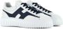 Hogan Witte en Marineblauwe Sneakers voor Mannen White Heren - Thumbnail 3