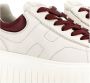 Hogan Strepen Sneakers Ivoor Sportief Veelzijdige Lijnen Beige Dames - Thumbnail 5