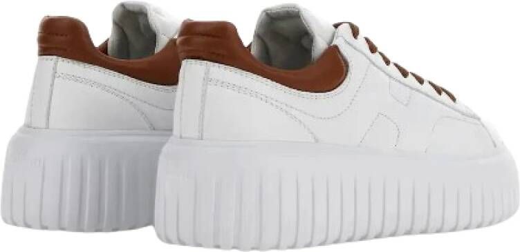 Hogan Witte H-Stripes Sneakers Memory Foam White Dames