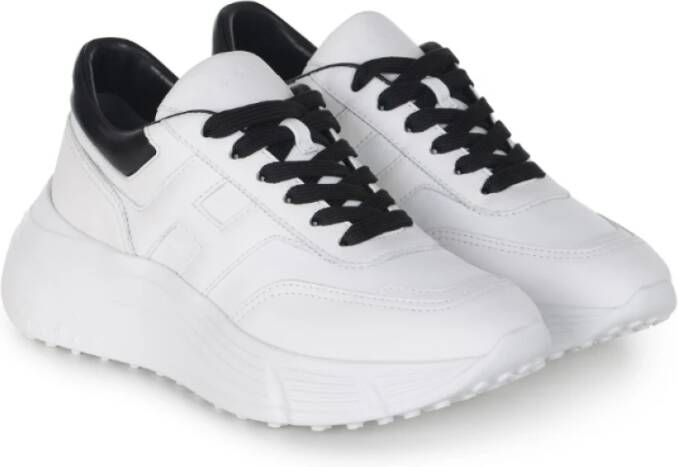 Hogan Witte Hi-Fi Leren Sneakers