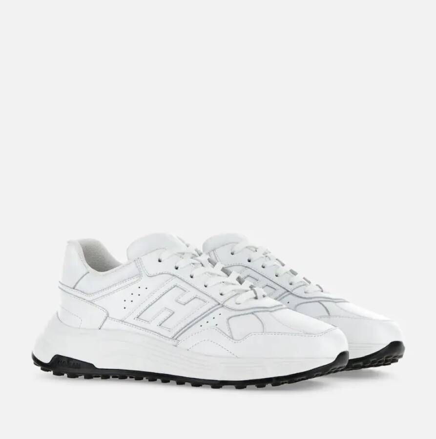 HOGAN Lage Sneakers Heren Hyperlight Alliciato Maat: 43 43 5 Materiaal: Leer Kleur: Wit - Foto 2