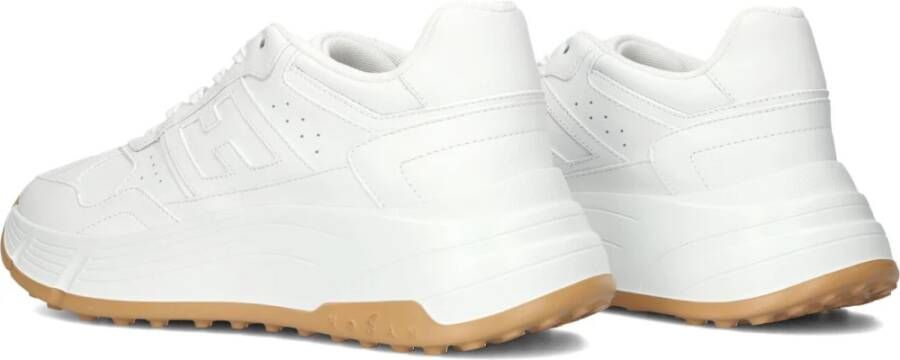 HOGAN Lage Sneakers Dames H669 Allacciato Maat: 35 Materiaal: Leer Kleur: Wit - Foto 3