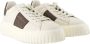 Hogan Witte Leren Gestreepte Sneakers - Thumbnail 2