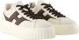 Hogan Witte Leren Gestreepte Sneakers - Thumbnail 2