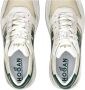 Hogan Witte leren herensneakers met groene accenten White Heren - Thumbnail 4
