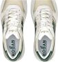 Hogan Witte leren herensneakers met groene accenten White Heren - Thumbnail 10