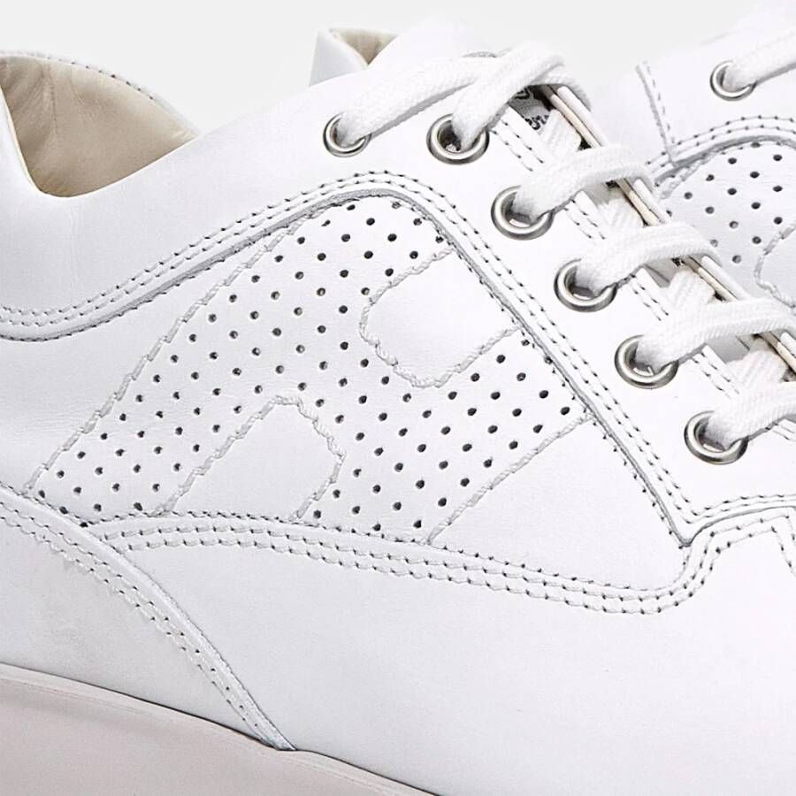Hogan Witte Leren Interactive Sneakers White Dames