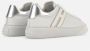 Hogan Witte Leren Sneakers met Metallic Inzetstukken White Dames - Thumbnail 4