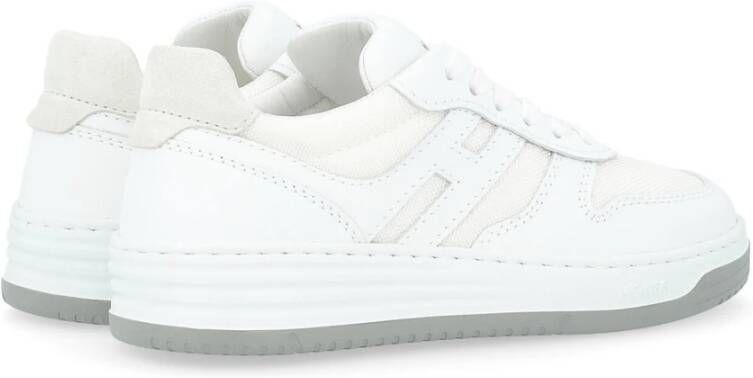 Hogan Witte Leren Sneaker H630 White Dames