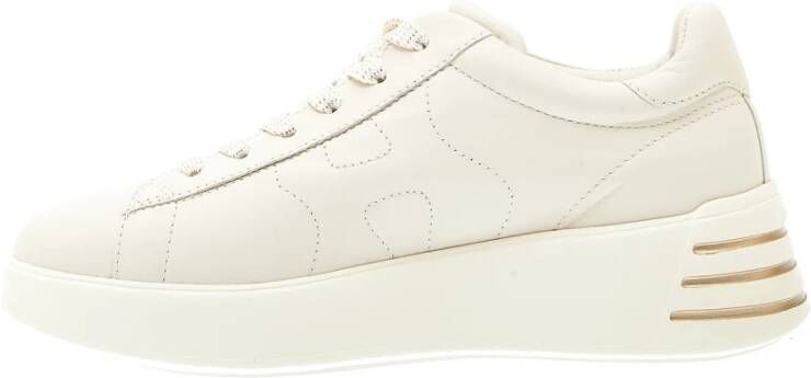 Hogan Witte Leren Sneakers Ss24 White Dames
