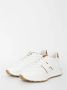 Hogan Witte Leren Sneakers met Bruine Details White Dames - Thumbnail 2