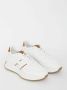 Hogan Witte Leren Sneakers met Bruine Details White Dames - Thumbnail 5