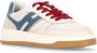 Hogan Witte Leren Sneakers met Iconisch Logo Multicolor Heren - Thumbnail 3