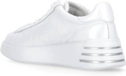 Hogan Witte Leren Sneakers met Lurex Details White Dames