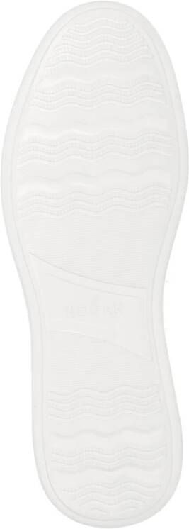 Hogan Witte Leren Sneakers met Lurex Details White Dames