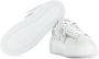 Hogan Witte Leren Sneakers Metallic Finish White Dames - Thumbnail 4
