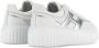 Hogan Witte Leren Sneakers Metallic Finish White Dames - Thumbnail 5