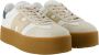 Hogan Witte Leren Sneakers Ronde Neus - Thumbnail 2