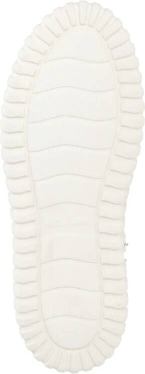 Hogan Gestreepte Ivory Sneakers Beige Dames