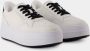 HOGAN Lage Sneakers Dames H670 Allacciato Maat: 37 Materiaal: Leer Kleur: Wit - Thumbnail 2