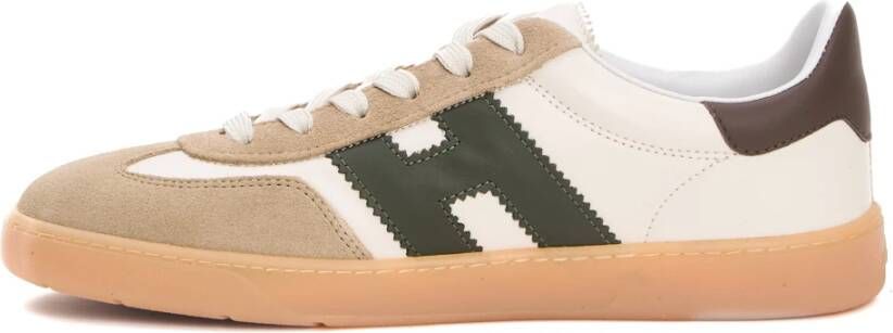 Hogan Witte Leren Sneakers Stijlvol Comfortabel