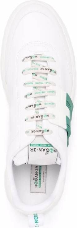 Hogan Witte 3R Sneakers met 4 5 cm hak White Heren