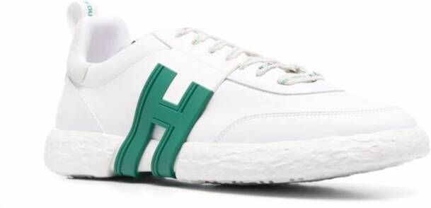 Hogan Witte 3R Sneakers met 4 5 cm hak White Heren