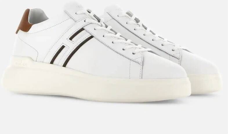 Hogan Witte leren sneakers White Heren