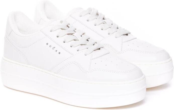 Hogan Witte Platform Sneakers