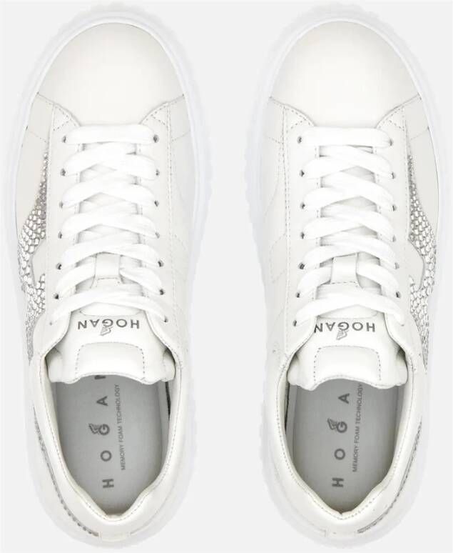 Hogan Witte platte schoenen