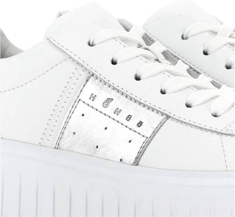 Hogan Witte platte schoenen met geheugenschuim White Dames
