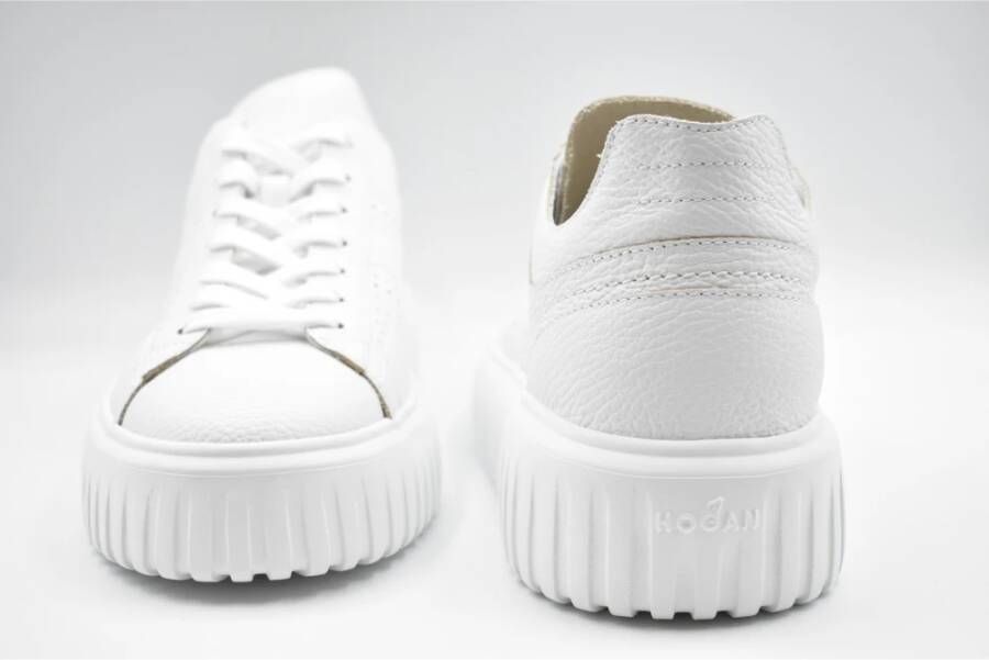 Hogan Witte platte schoenen met strepen White Heren