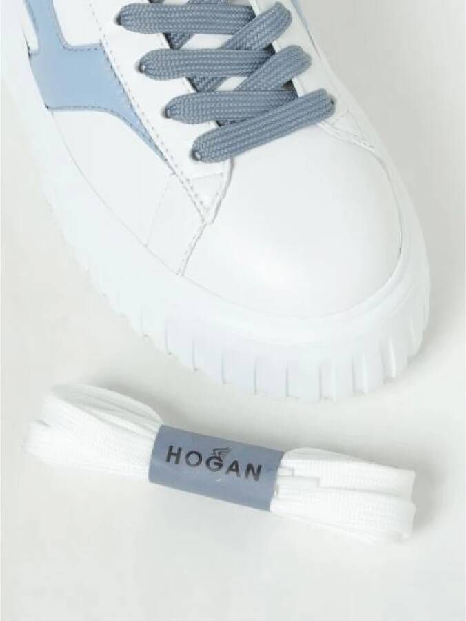 Hogan Witte Platte Schoenen White Dames