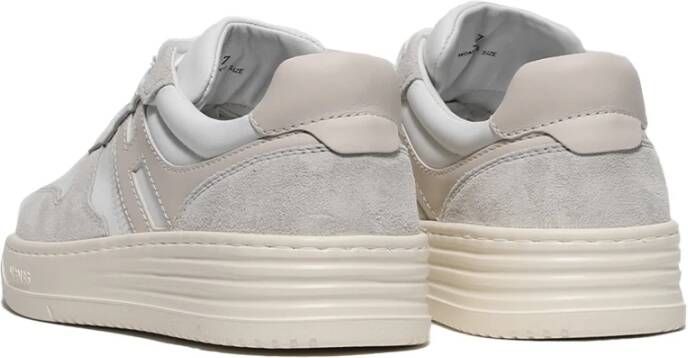 Hogan Witte Retro-Style Sneakers met Beige H White Dames