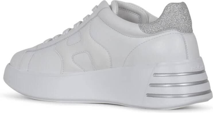 Hogan Witte Sneakers Allacciato H Model