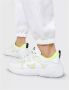 Hogan Witte Sneakers H597 met Groen Logo - Thumbnail 2