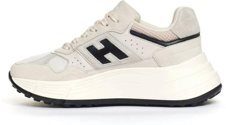 Hogan Witte Sneakers Hi-Fi Model Made in Italy White Dames