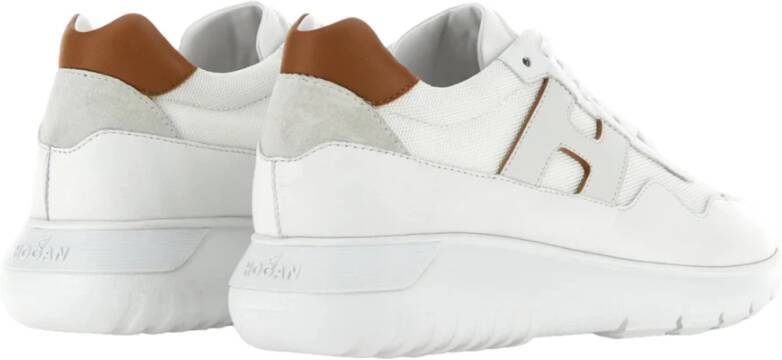 Hogan Witte Sneakers Klassiek Model Multicolor Heren