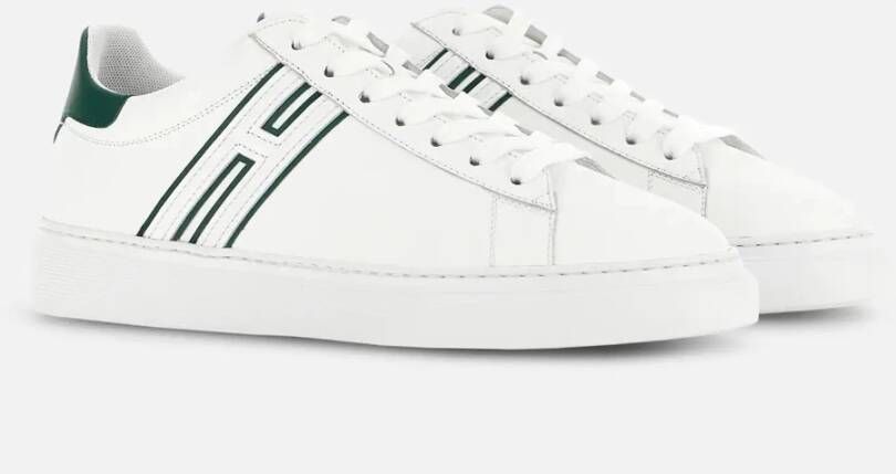 Hogan Witte sneakers met een vintage uitstraling en eigentijdse vorm White Heren