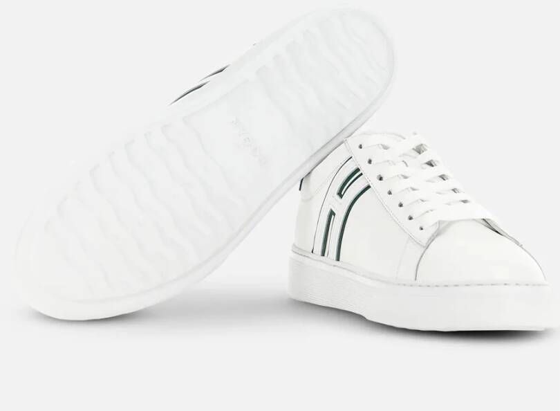 Hogan Witte sneakers met een vintage uitstraling en eigentijdse vorm White Heren