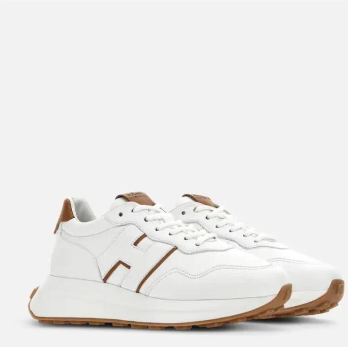 Hogan Witte Sneakers met H-vormige noppen White Dames