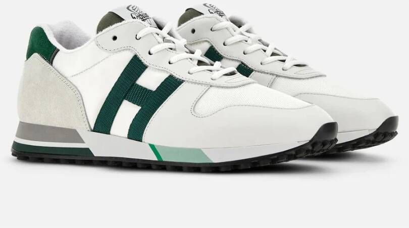Hogan Witte sneakers met jaren 70 atletiekstijl White Heren