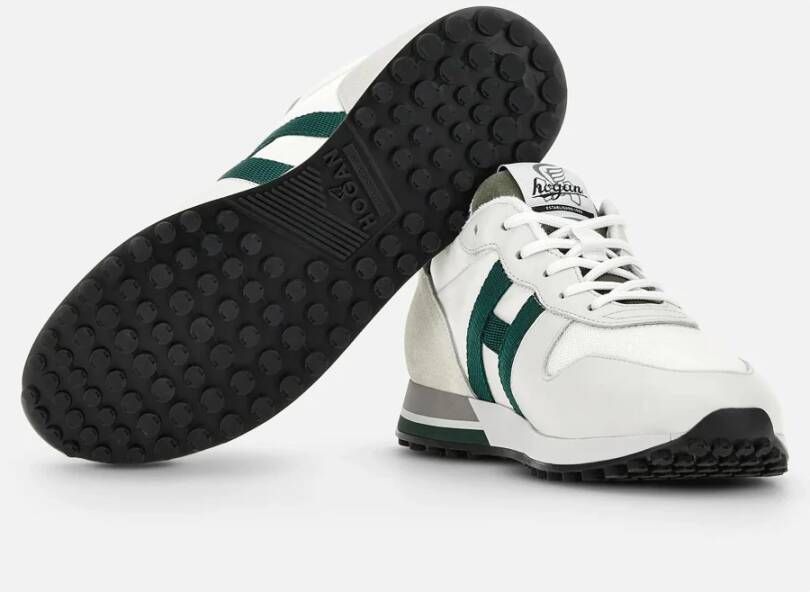 Hogan Witte sneakers met jaren 70 atletiekstijl White Heren