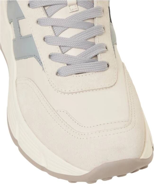 Hogan Witte Sneakers met Unieke Logo Details