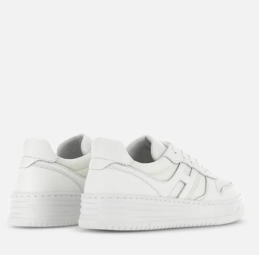 Hogan Witte Sneakers met Verlengde H White Heren