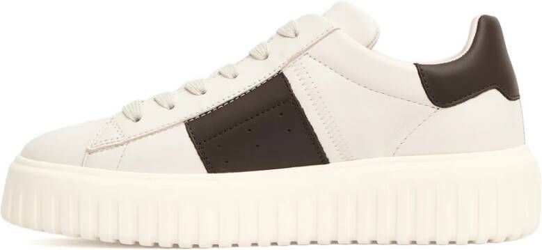 Hogan Witte Sneakers met Zijbanddetail