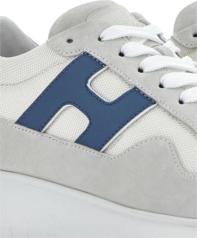 Hogan Witte Sneakers Multicolor Paneelontwerp Multicolor Heren