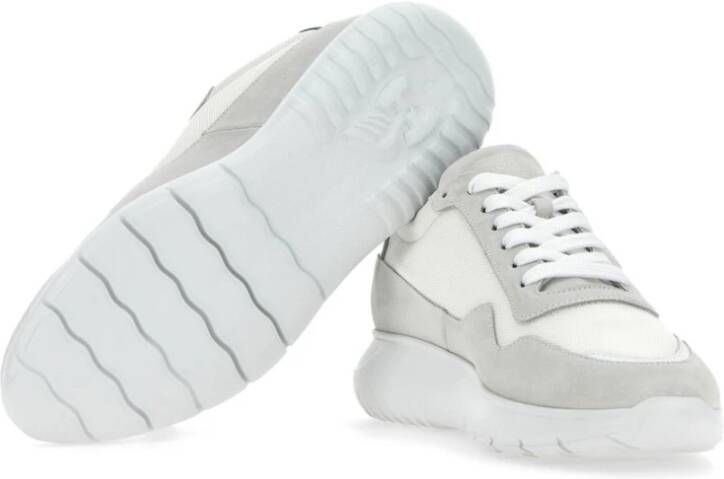Hogan Witte Sneakers Multicolor Paneelontwerp Multicolor Heren